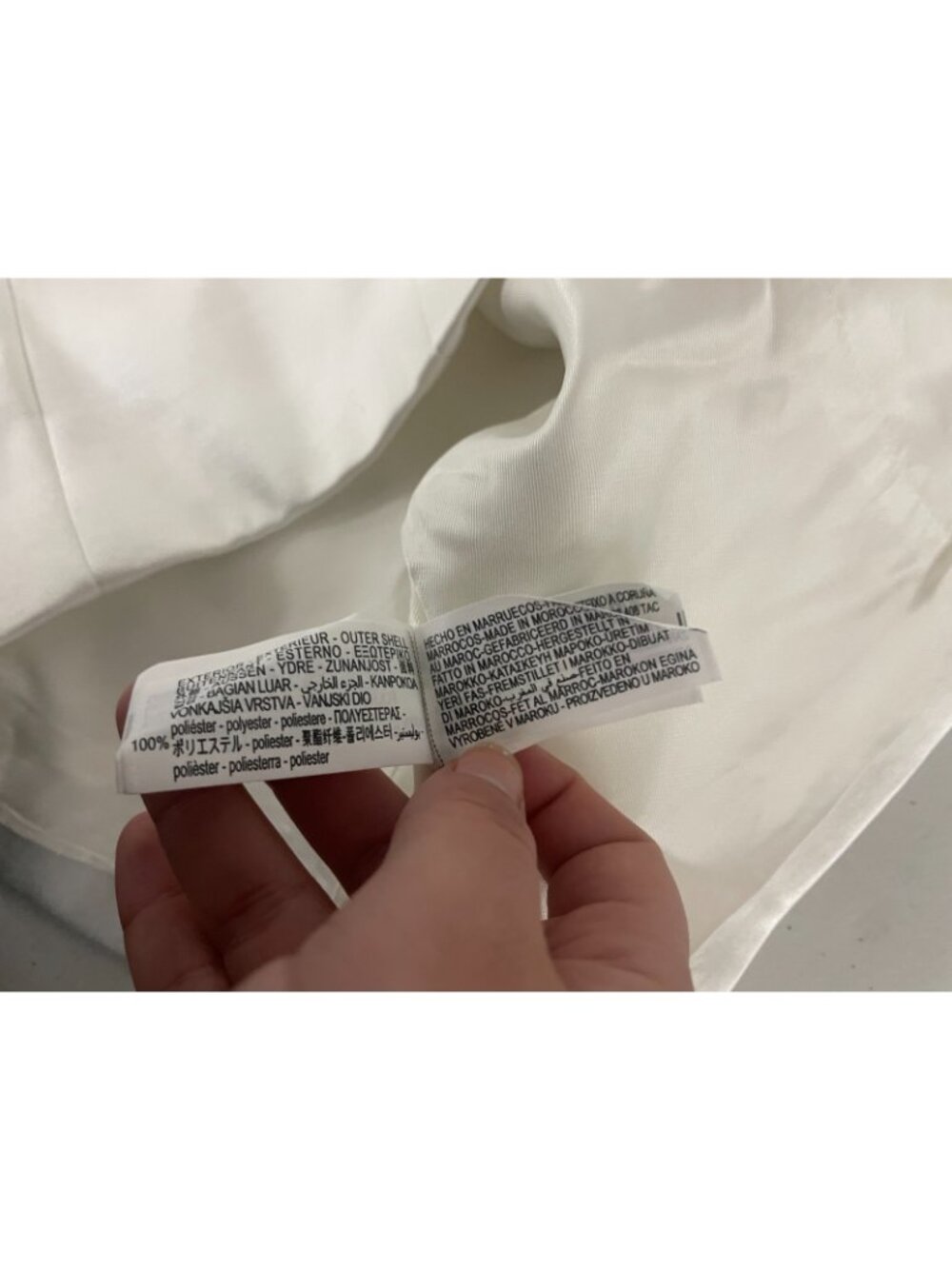 Zara Womens Crop Vest Medium White Satin Tailored Waistcoat 8299/042 NWT - Picture 10 of 14